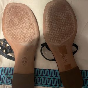 Tory Burch mini Miller Sandals worn once size 8.5